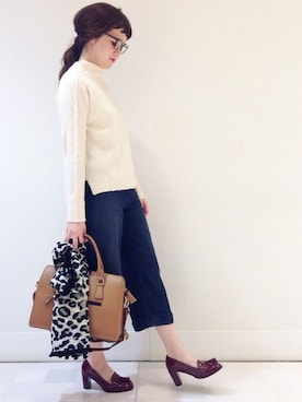 「MINIMUM（ミニマム）のアイテム（パンツ）」を使った、minimum_staffさん（レディース・164cm）の秋コーディネート