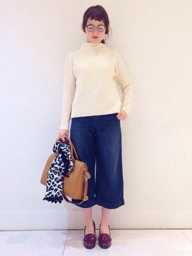 「MINIMUM（ミニマム）のアイテム（パンツ）」を使った、minimum_staffさん（レディース・164cm）の秋コーディネート