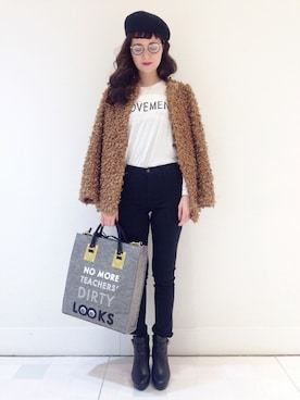 「MINIMUM（ミニマム）のアイテム（パンツ）」を使った、minimum_staffさん（レディース・164cm）の秋コーディネート