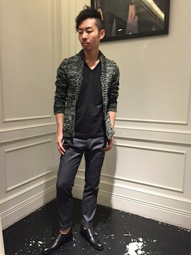 「モンクストラップ」｜daiさん（メンズ・180cm）の春コーディネート
