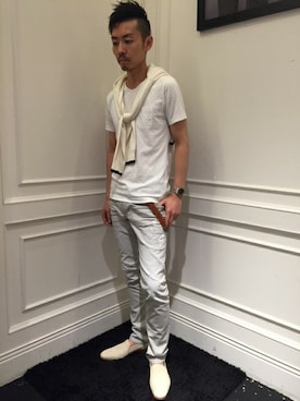 「5351 POUR LES HOMMES（ゴーサンゴーイチプールオム）のアイテム」を使った、daiさん（メンズ・180cm）の夏コーディネート