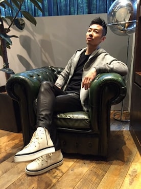 「5351 POUR LES HOMMES（ゴーサンゴーイチプールオム）のアイテム」を使った、daiさん（メンズ・180cm）の秋コーディネート