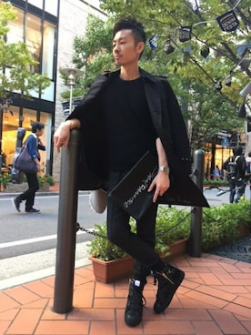 「5351 POUR LES FEMMES（ゴーサンゴーイチプールファム）のアイテム（パンツ）」を使った、daiさん（メンズ・180cm）の秋コーディネート