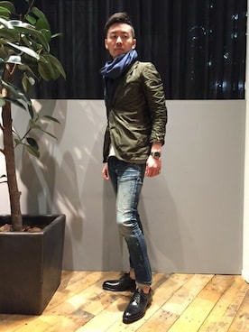 「5351 POUR LES HOMMES（ゴーサンゴーイチプールオム）のアイテム」を使った、daiさん（メンズ・180cm）の春コーディネート