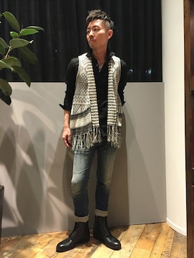 「5351 POUR LES HOMMES（ゴーサンゴーイチプールオム）のアイテム」を使った、daiさん（メンズ・180cm）の春コーディネート