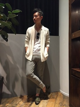 「5351 POUR LES HOMMES（ゴーサンゴーイチプールオム）のアイテム」を使った、daiさん（メンズ・180cm）の春コーディネート