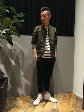 「5351 POUR LES HOMMES（ゴーサンゴーイチプールオム）のアイテム（パンツ）」を使った、daiさん（メンズ・180cm）の春コーディネート