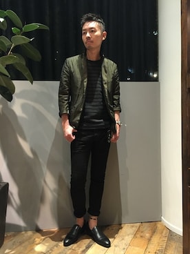 「5351 POUR LES HOMMES（ゴーサンゴーイチプールオム）のアイテム（パンツ）」を使った、daiさん（メンズ・180cm）の春コーディネート