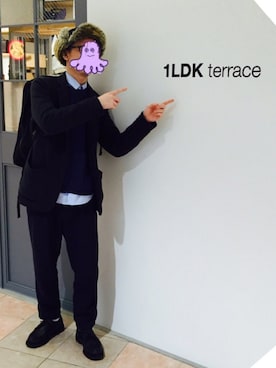 「UNIVERSAL PRODUCTS（ユニバーサルプロダクツ）のアイテム（スラックス）」を使った、サトイさん（メンズ・170cm）の春コーディネート
