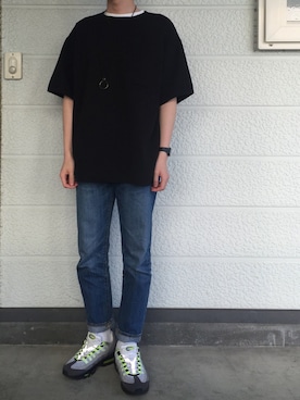 「ALLEGE（アレッジ）のアイテム（アクセサリー）」を使った、サトイさん（メンズ・170cm）の春コーディネート