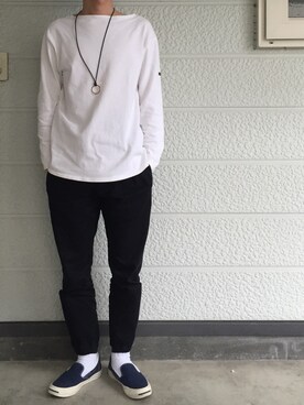 「ALLEGE（アレッジ）のアイテム（アクセサリー）」を使った、サトイさん（メンズ・170cm）の夏コーディネート