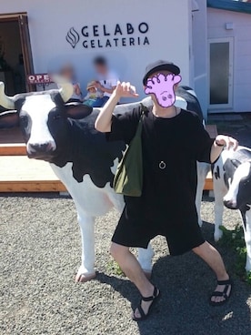 「ALLEGE（アレッジ）のアイテム（アクセサリー）」を使った、サトイさん（メンズ・170cm）の夏コーディネート