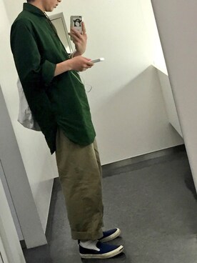 「Noritakeのアイテム」を使った、サトイさん（メンズ・170cm）の秋コーディネート
