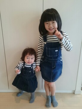 myさん（キッズ・110cm）の春コーディネート