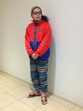 日下部氏さん（メンズ・180cm）の春コーディネート