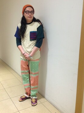 日下部氏さん（メンズ・180cm）の春コーディネート