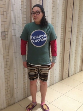 日下部氏さん（メンズ・180cm）の春コーディネート