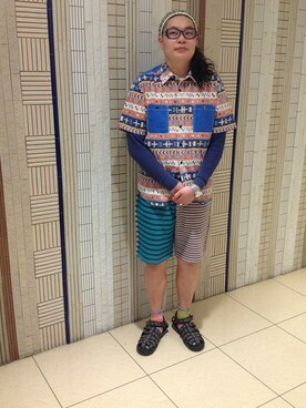 日下部氏さん(メンズ・180cm)の春コーディネート