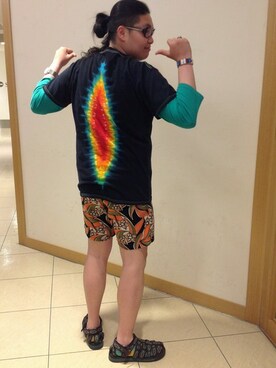 日下部氏さん（メンズ・180cm）の春コーディネート