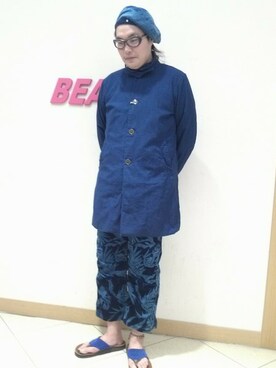 日下部氏さん（メンズ・180cm）の秋コーディネート