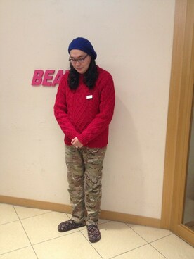 日下部氏さん（メンズ・180cm）の秋コーディネート