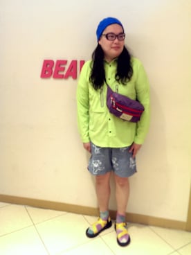 日下部氏さん（メンズ・180cm）の春コーディネート