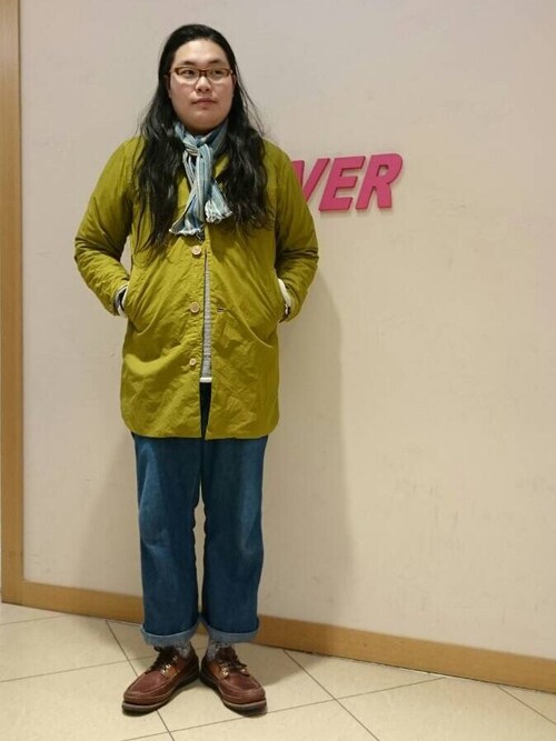日下部氏（BEAVER新宿店 ）｜SPELL BOUNDのステンカラーコートを使ったコーディネート - WEAR