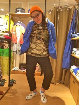 日下部氏さん（メンズ・180cm）の春コーディネート