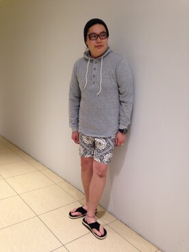 日下部氏さん(メンズ・180cm)の春コーディネート