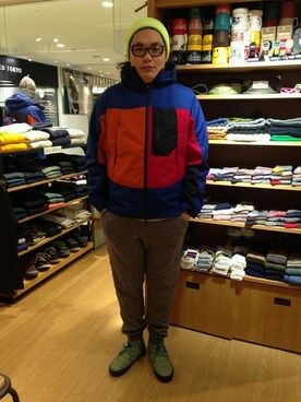 日下部氏さん（メンズ・180cm）の秋コーディネート