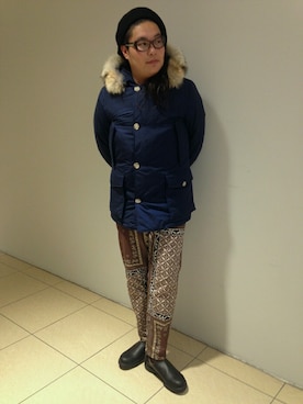 日下部氏さん（メンズ・180cm）の秋コーディネート