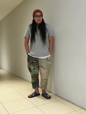 日下部氏さん(メンズ・180cm)の夏コーディネート