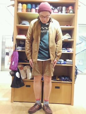 日下部氏さん（メンズ・180cm）の夏コーディネート