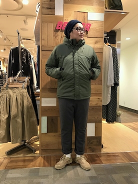 日下部氏さん（メンズ・180cm）の秋コーディネート