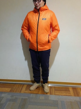 日下部氏さん（メンズ・180cm）の秋コーディネート