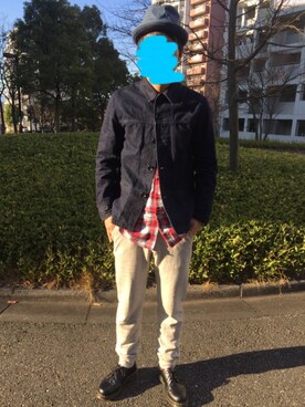 「TIGRE BROCANTE（ティグルブロカンテ）のアイテム（デニムジャケット）」を使った、Takato さん（メンズ・174cm）の冬コーディネート