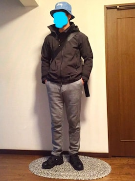 「MofM(manofmoods)（マンオブムーズ）のアイテム（ジャケット/アウター）」を使った、Takato さん（メンズ・174cm）の冬コーディネート