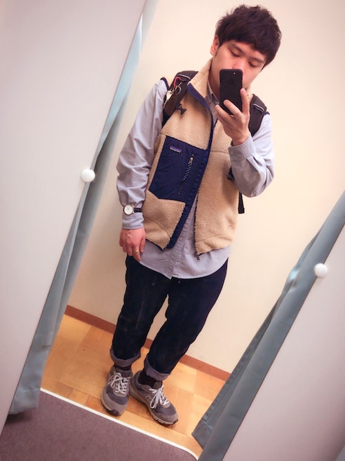 マルコ Patagoniaのダウンベストを使ったコーディネート Wear