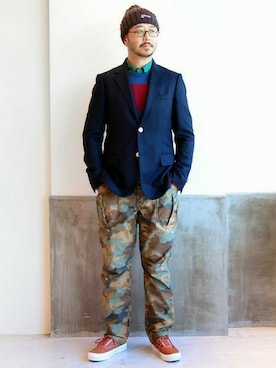 BEAUTY&YOUTH UNITED ARROWSさん（メンズ・171cm）の秋コーディネート