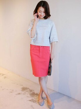 「タイト」｜「アイテム（その他シューズ）」を使った、BEAUTY&YOUTH UNITED ARROWSさん（レディース・163cm）の春コーディネート
