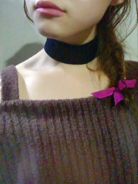 「stradivarius（ストラディバリウス）のアイテム（ネックレス）」を使った、‍まゆちゃん。さん（レディース・156cm）の秋コーディネート