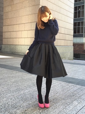 kumemiさん（レディース・154cm）の冬コーディネート