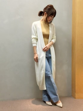 「RANDA（ランダ）のアイテム（パンツ）」を使った、kumemiさん（レディース・155cm）の冬コーディネート