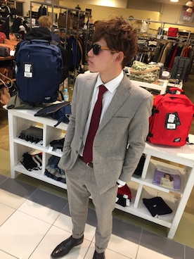 「スーツ」｜koheiさん（メンズ・173cm）の冬コーディネート