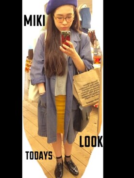 MIKI FUKUSHIMAさんのコーディネート