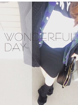 가영 がよん◡̈⃝さん（レディース・161cm）の秋コーディネート