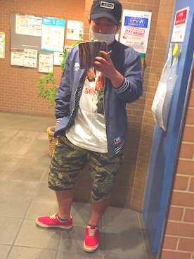 「LIBE BRAND UNIVS（ライブ・ブランド・ユニバース）のアイテム」を使った、JOLLY BIGさん（メンズ・173cm）の春コーディネート