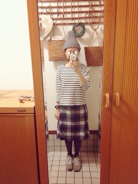 「オニール」｜まゆさん（レディース・157cm）の秋コーディネート
