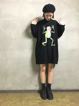 Hikaru Shimizuさん（レディース・165cm）の春コーディネート