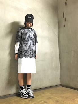 「L.H.P（エルエイチピー）のアイテム（ワンピース/ドレス）」を使った、Hikaru Shimizuさん（レディース・165cm）の春コーディネート